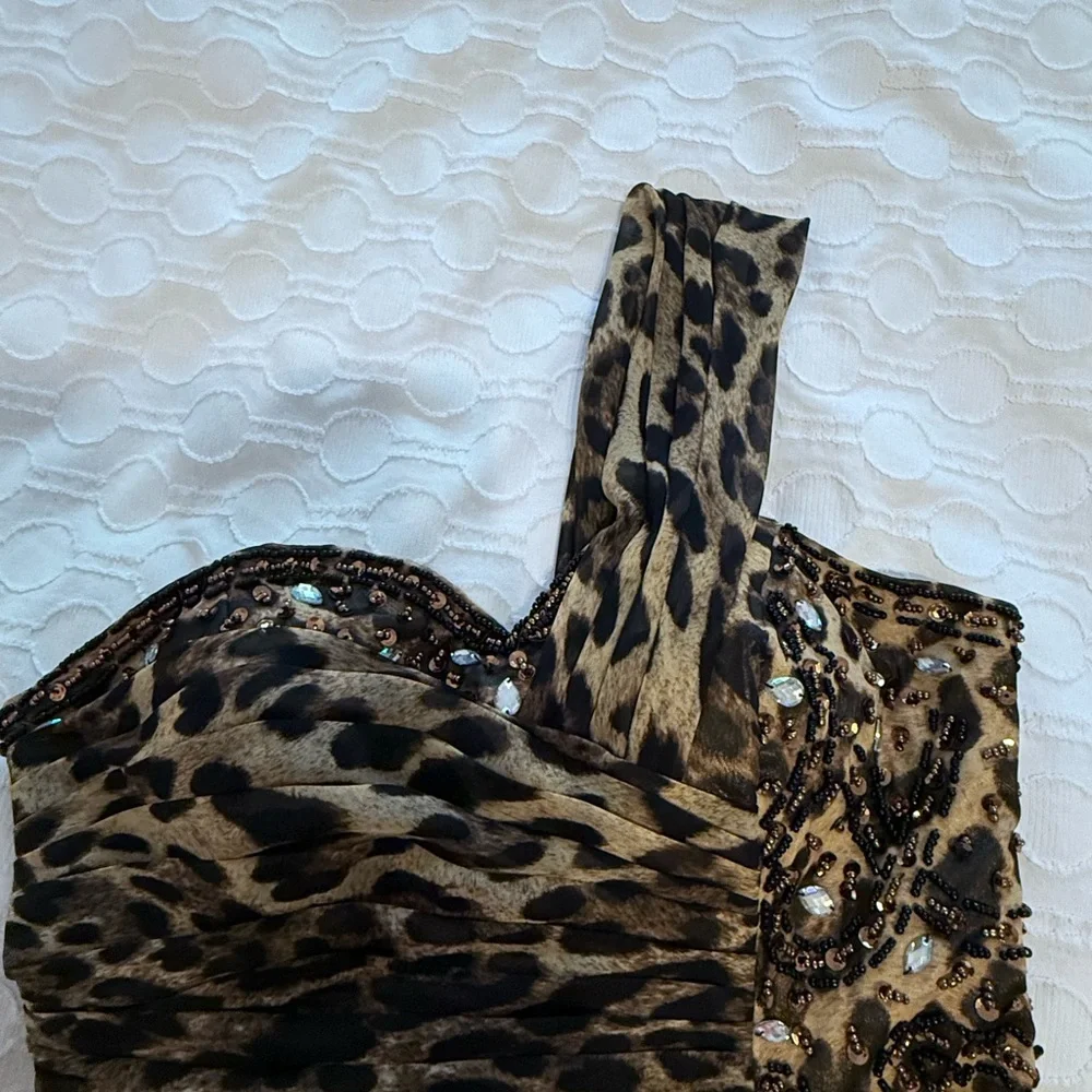 Leopard Print Evening Gown - Picture 9 of 9